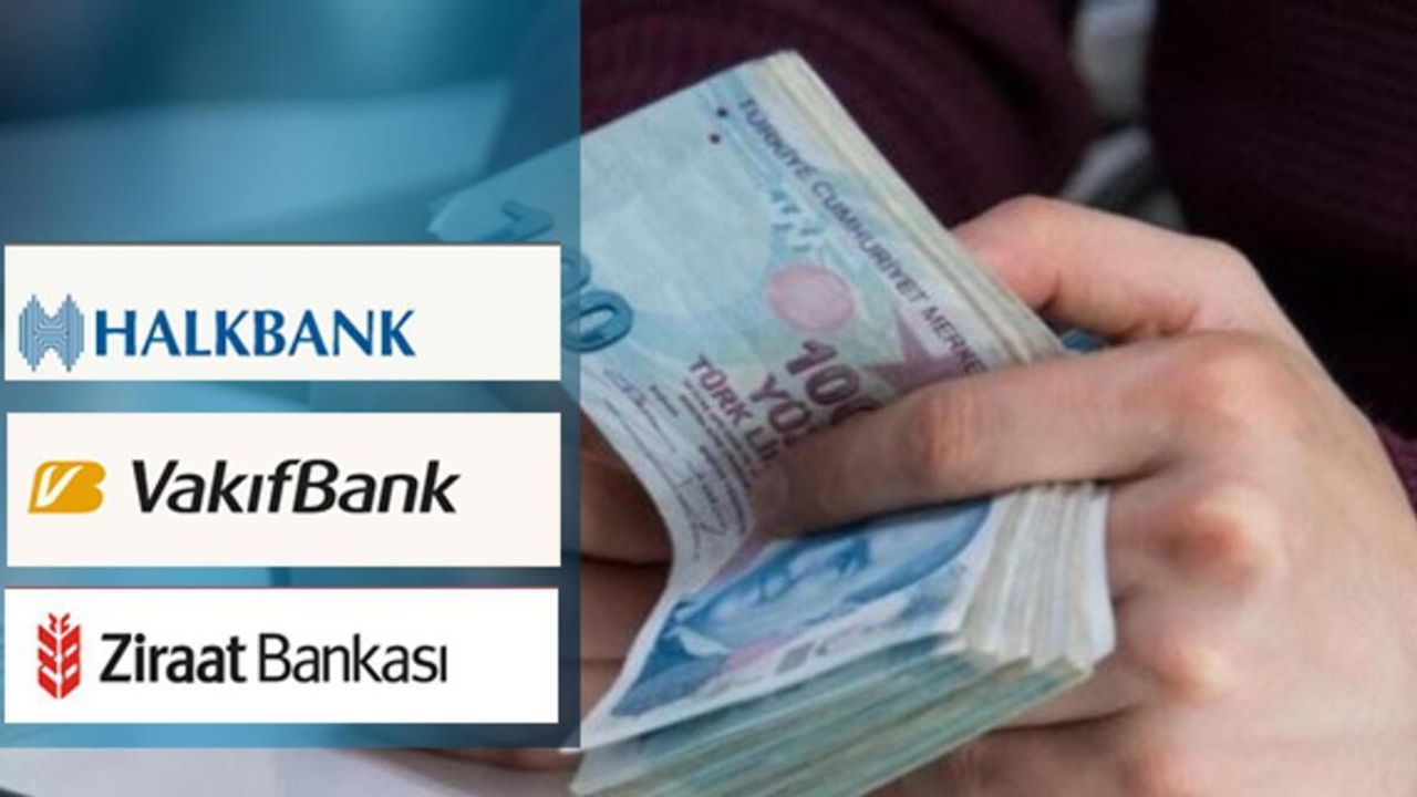 Ziraat Bankası Vakıfbank ve Halkbank Emeklinin Maaşına Göre 10 bin TL ile 100 bin TL Arası ödeme yapacak