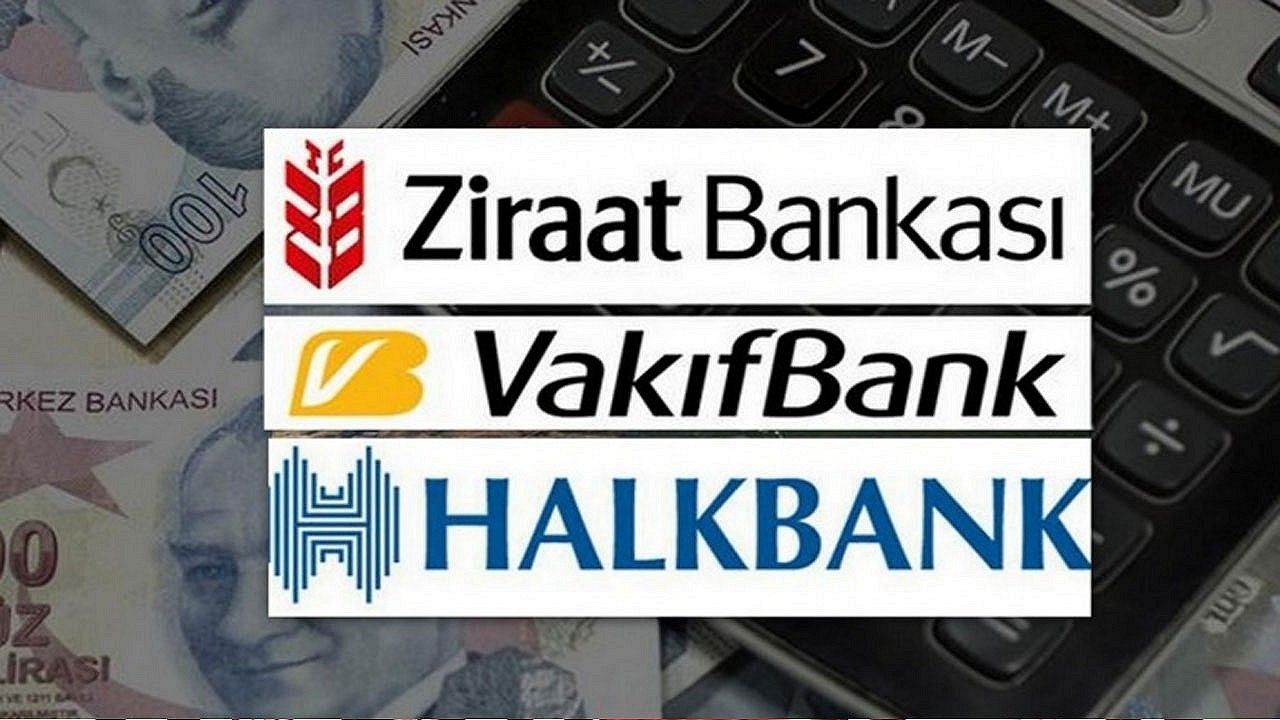 Emekli maaşını Ziraat Bankası Halkbank ve Vakıfbank üzerinden alan vatandaşların hesaplarına ödemeler yapılıyor