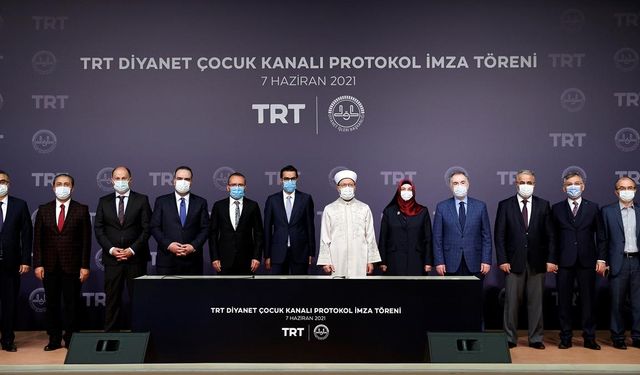 TRT Diyanet Çocuk Kanalı kuruluyor! İmzalar Atıldı