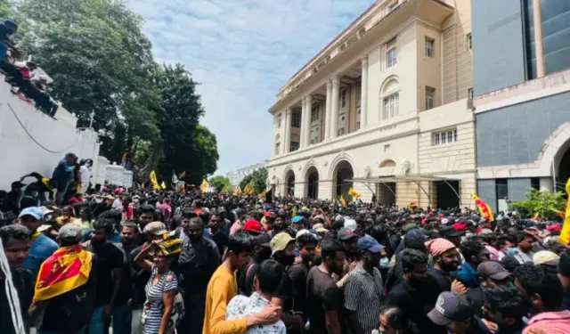 Sri Lanka Protestocuları Çok Partili Hükümeti Reddediyor