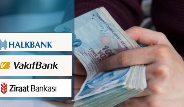 Emekli maaşını Ziraat Bankası Halkbank ve Vakıfbank üzerinden alan vatandaşlara 100000 TL ödeme yapılacağı açıklandı