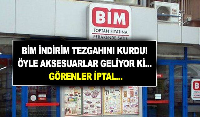 BİM 25 Kasım 2022 aktüel kataloğuyla indirim tezgahını kurdu! Öyle aksesuarlar geliyor ki görenler iptal...