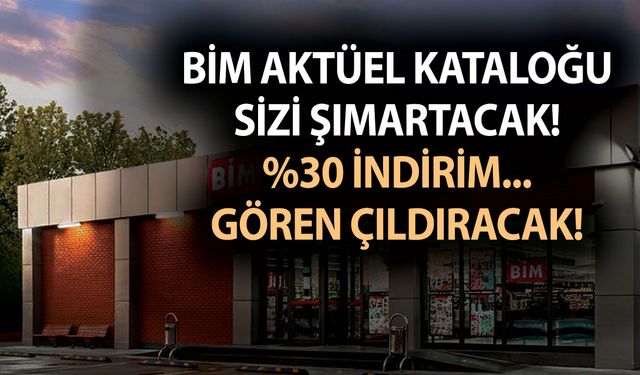 BİM 22 Kasım aktüel kataloğu sizi şımartacak! Milka, çikolata, şekere %30 indirim... Gören çıldıracak!