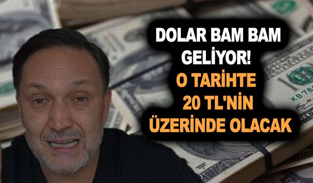 Selçuk Geçer bombayı patlatmıştı! Dolar bam bam geliyor! O tarihte 20 TL'nin üzerinde olacak