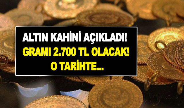 Ne İslam Memiş, ne Selçuk Geçer son altın kahini açıkladı! Altın 2.700 TL olacak! O tarihte...