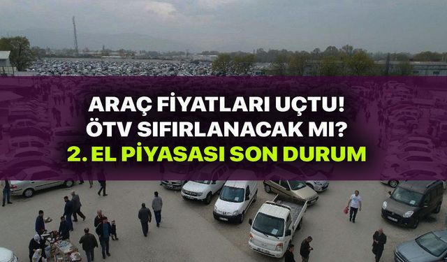 ÖTV indirimi için açık kapı... Sıfır otomobilde %20 indirim ayağınıza gelecek! İkinci el fiyatlarını da vuracak!