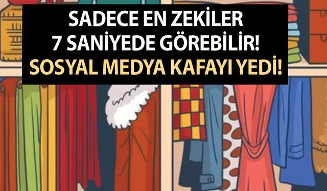 Sadece en zekiler gardırobun içine gizlenmiş kahve kupasını 7 saniyede görebilir! Sosyal medya kafayı yedi!