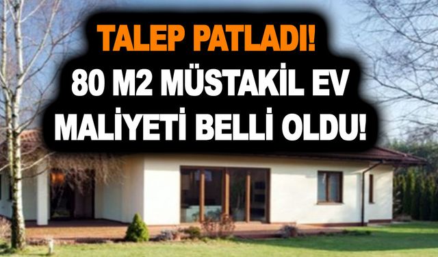 Talep patladı! 80 m2 müstakil ev kaç TL'ye yaptırılır? Kalem kalem betonarme ev yapım maliyetleri!