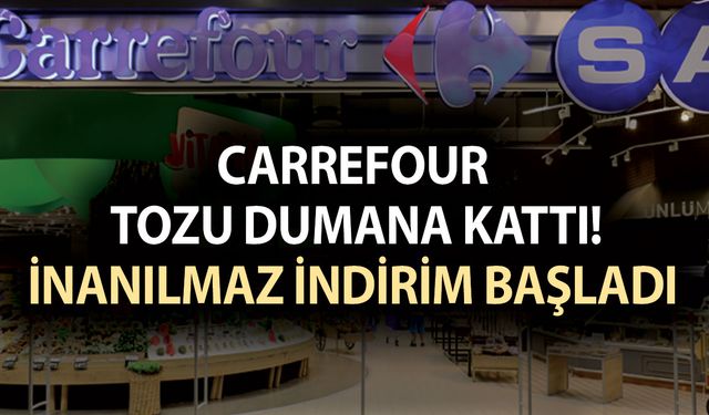 Vatandaş kendinden geçecek! Carrefour tozu dumana kattı! Yudum ay çiçek yağı, pirinç, salça, toz şeker, un dip yaptı