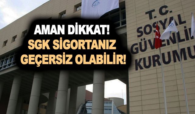 Aman dikkat! SGK hem emekliliğinizi hem aldığınız aylık maaşı iptal ediyor! Sigortanız geçersiz olabilir!