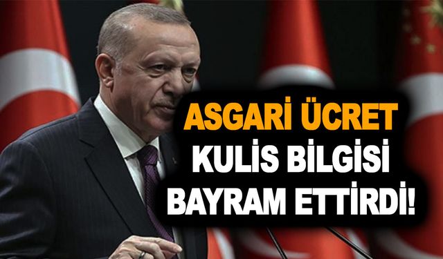 Asgari ücret kulis bilgisi bayram ettirdi! Yüzleri güldürecek rakamın belli olmasına ramak kaldı!