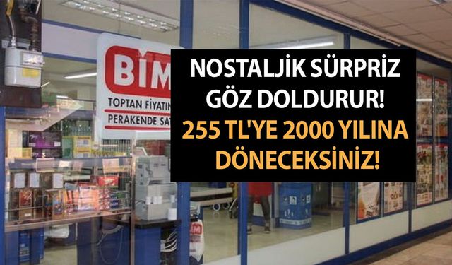 BİM 23 Aralık 2022 aktüel kataloğunda nostaljik sürpriz göz doldurur! 255 TL'ye 2000 yılına döneceksiniz!