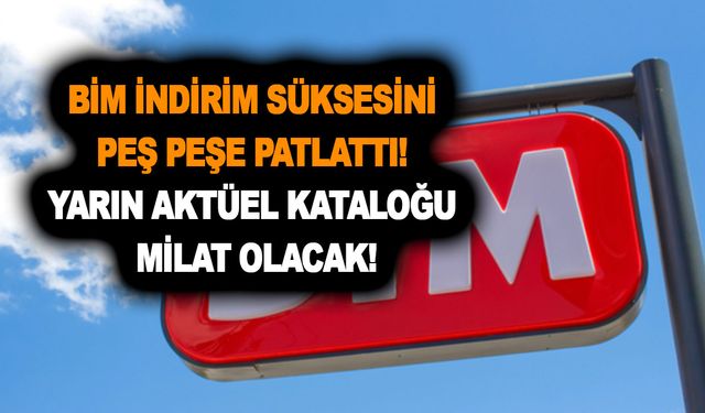 BİM indirim süksesini peş peşe patlattı! 16 Aralık aktüel kataloğu milat olacak! Vatandaş teknoloji ürününe doyacak!