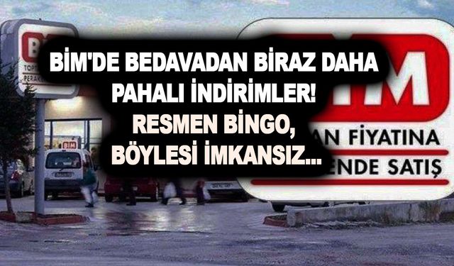 BİM'de bedavadan biraz daha pahalı indirimler geldi! Görenler gözlerini dört açtı! Resmen bingo, böylesi imkansız...