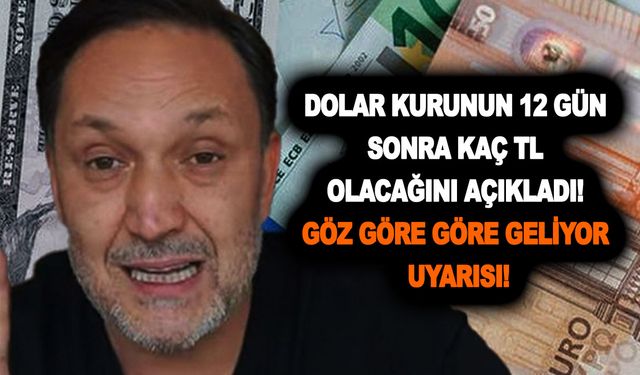 Dolar kurunun 12 gün sonra kaç TL olacağını açıkladı! Selçuk Geçer'den göz göre göre geliyor uyarısı