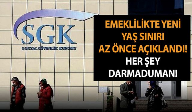 Emeklilikte yeni yaş sınırı az önce açıklandı! Her şey darmaduman oldu! 1800, 3600 günü olanlar hemen emekli oldu