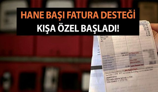 Hane başı fatura desteği kışa özel başladı! Anında faturanızı ödüyorlar! Yarın PTT önünde kuyruk olacak