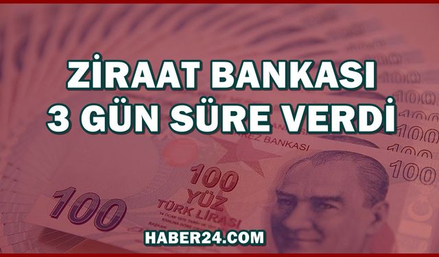 Ziraat bankası banka kart hesapları olanların dikkatine! Bankadan 3 gün süreniz var!