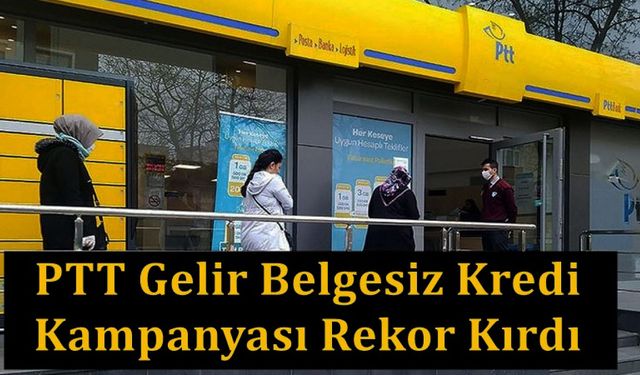 PTT hemen onaylı yeni kredi büyük sükse yaptı! Talep patlaması yaşandı! Kredi notu düşüklerde alıyor