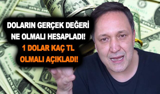 Selçuk Geçer dobra konuştu! Doların gerçek değeri ne olmalı hesapladı! 1 dolar kaç TL olmalı açıkladı!