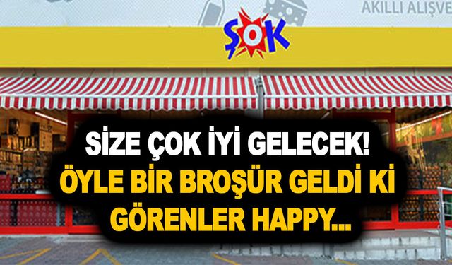 ŞOK 24 Aralık aktüel kataloğu indirimleri size çok iyi gelecek! Öyle bir broşür geldi ki görenler happy...