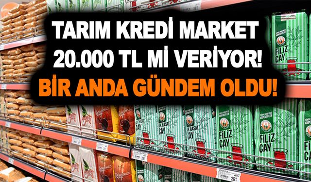 Tarım Kredi az önce duyurdu! Sadece 1500 TL faizle 12 ay taksitle 20.000 TL kredi veriyor mu?