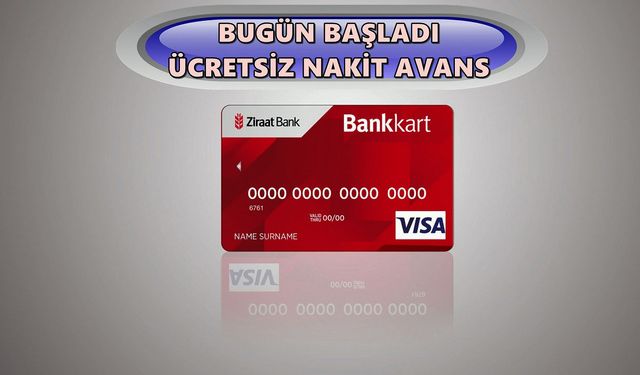 Ziraat Bankası az evvel ilan etti! Ücretsiz nakit avans verilecek! Vatandaşa hızır gibi yetişti!