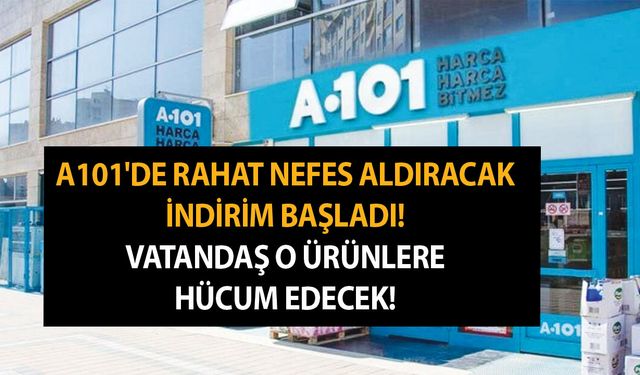 A101 28 Ocak 2023 aktüel kataloğunda rahat nefes aldıracak indirim başladı! Vatandaş o ürünlere hücum edecek!