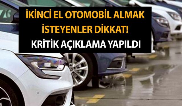 İkinci el otomobil piyasasında 2023 Şubat ayı fiyatları karalar bağlattı! Kritik açıklama yapıldı!