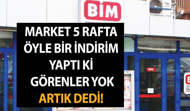 BİM 24 Ocak 2023 aktüel kataloğu resmen şıkır şıkır... Market 5 rafta öyle bir indirim yaptı ki görenler yok artık dedi!