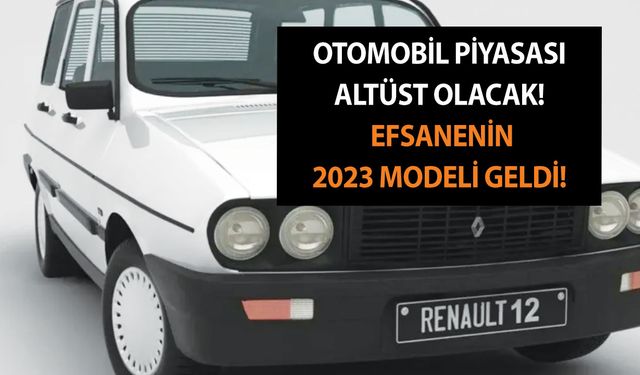 Otomobil piyasası altüst olacak! Efsanenin 2023 modeli geldi! Peynir ekmek gibi satacak!