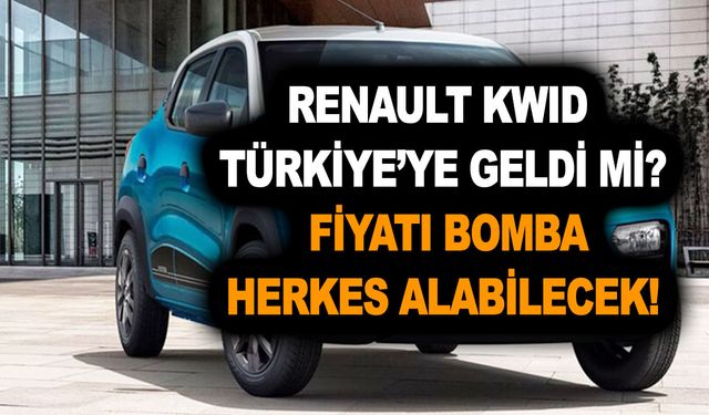 Renault Kwid Türkiye’ye geldi mi? 2023 Renault Kwid Türkiye fiyatı ne kadar, özellikleri neler? Fiyatı bomba!