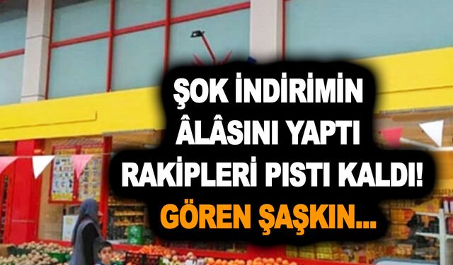 ŞOK indirimin âlâsını yaptı rakipleri pıstı kaldı! 4 sayfalık broşürde öyle indirim başlatıldı ki gören şaşkın...