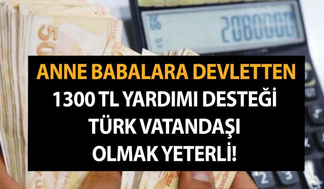 Son Dakika: Anne babalara devletten 1300 TL doğum yardımı desteği: Türk vatandaşı olmak yeterli!