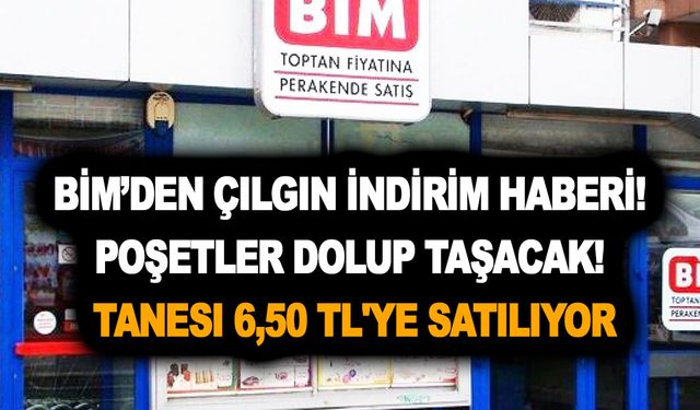 BİM’den tüm vatandaşları sevindirecek indirim haberi! Poşetler dolup taşacak! Tanesi 6,50 TL'ye satılıyor