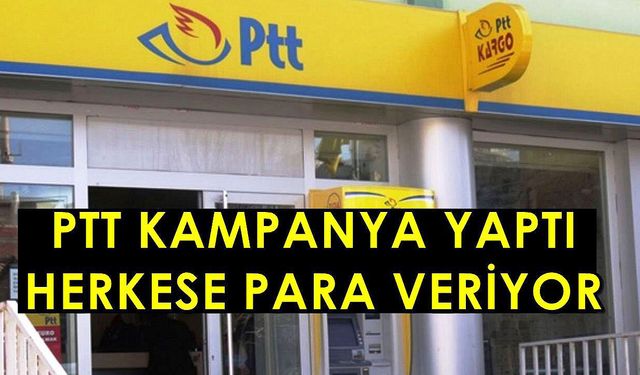 Borcu artmış olan vatandaşlar, kolayca kredi alabilir! PTT bir SMS mesajıyla 20.000 TL parayı hesabınıza aktaracak