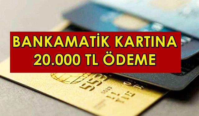 Karar çıktı! Banka kartı olanlara 20.000 TL yatırılacak! 9-10 Şubat'ta yatıyor! İlaç gibi geldi