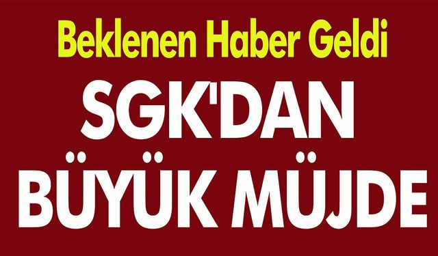 Milyonlarca emekliye sabah müjdesi! SGK iki maaş birden veriyor! Bunun için ise tek şart var!