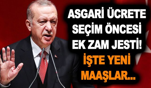 Son dakika: Asgari ücrete seçim öncesi ek zam jesti geliyor! İşte çalışanların alacağı yeni maaşlar...