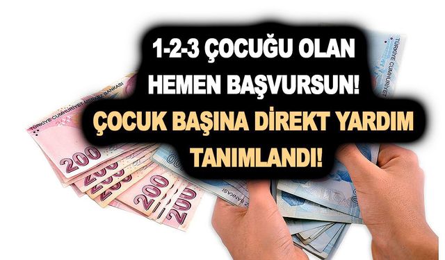 Bayram gelmeden, bayram ettiren haber! Bu yaş arasındaki öğrencilere 1-2-3-4 kişilik hanelere 3.000 TL üzeri yardım