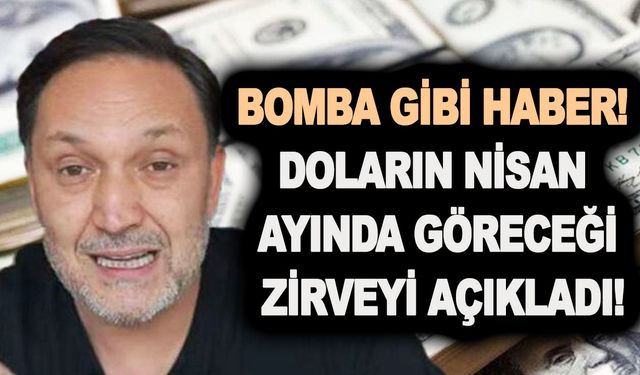 Selçuk Geçer'den bomba gibi haber! Doların Nisan ayında göreceği zirveyi açıkladı!