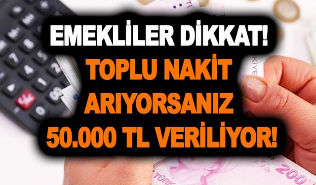 Toplu para bulmak isteyen emeklilere mest eden haber! 31 Mart'a kadar başvuru yapana o banka para dağıtacak