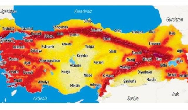 Türkiye'de Deprem Riski Az Olan İller