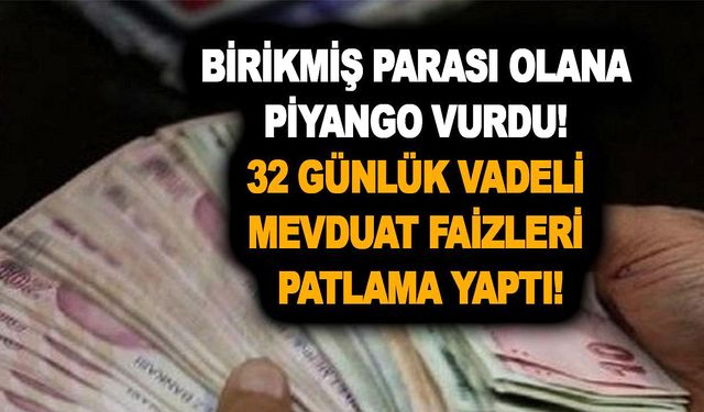 Mevduat faiz getirisinda Nisan ayı patlaması! Ayda 8.995 TL kazanın! Ziraat Bankası, Halkbank, Vakıfbank, Akbank...