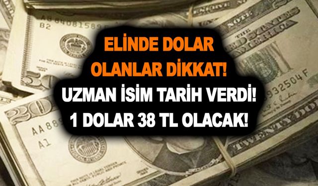 Yastık altında, elinde 1 dolar bile olan baksın! 38 TL olacak, sakın ola satayım demeyin