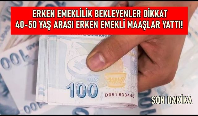 9 Eylül 1999 tarihinden önce bir iş yerinde çalışmış olanlar DİKKAT: Erken emeklilik için şartlar değişti!