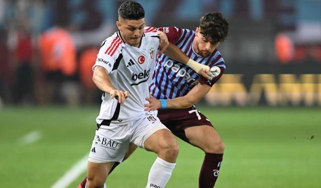 Trabzonspor ile Beşiktaş Papara Park'ta Yenişemedi: 1-1