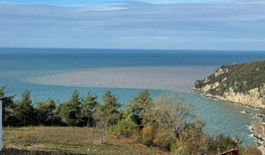 Batı Karadeniz’de Sağanak Yağış Denizleri Kahverengiye Döndürdü