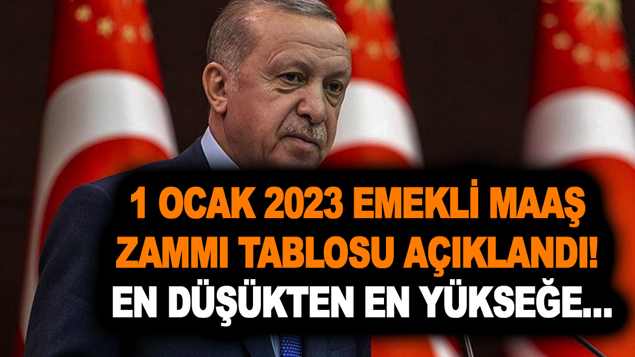 4A, 4B, 4C’linin 1 Ocak 2023 Emekli Maaş Zammı! SSK-SGK, Bağ-Kur ...